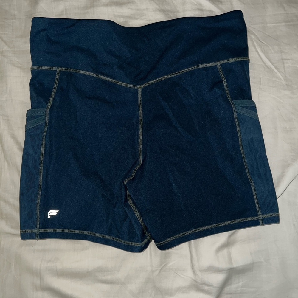 Fabletics athletic shorts in teal size M